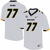Missouri Tigers 77 Paul Adams White Nike College Football Jersey Dzhi,baseball caps,new era cap wholesale,wholesale hats